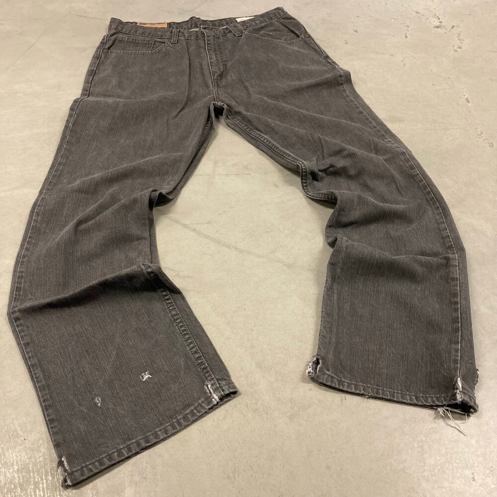 Y2k merona black baggy jeans 36x32
